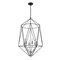 Z-Lite Geo 6 Light Chandelier, Matte Black 918-35MB-CH - alternate 2
